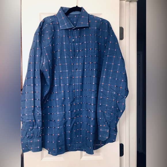 BUGATCHI Mens designer long sleeve shirt (XL) - Picture 1 of 4